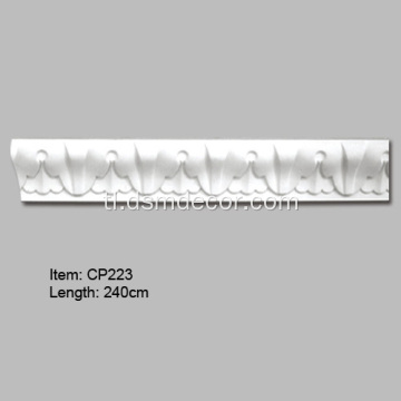 Polyurethane Decorative Acanthus Leaf Crown Molding